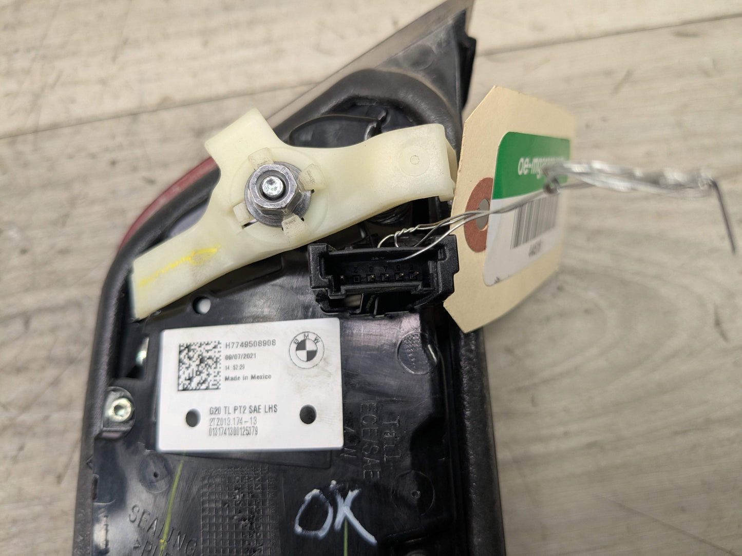 PRE-LCI OEM BMW G20 G80 330 M340 M3 Rear Left Driver LED Inner Stop Tail Light