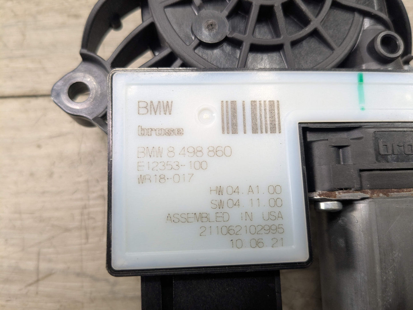 OEM BMW G20 G80 330 M340 M3 FRONT Right Passenger Door Window Regulator Motor