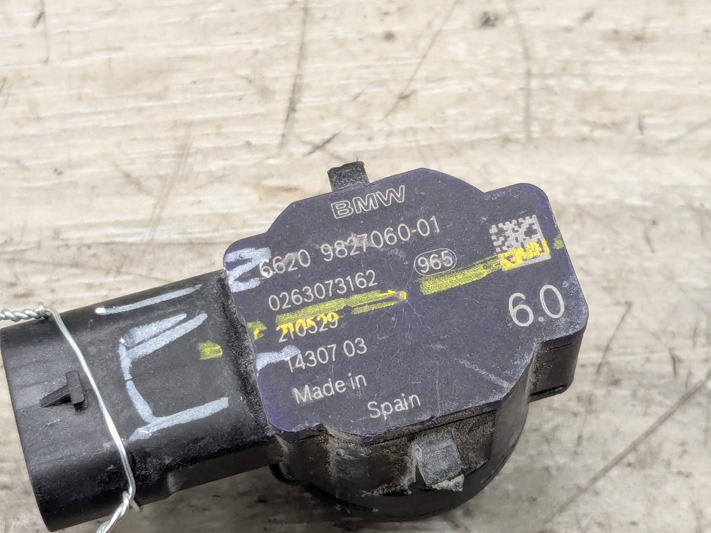 OEM BMW F44 G05* G20 G80 330 M340 M3 X5 Bumper Parking PDC Sensor Gray B39