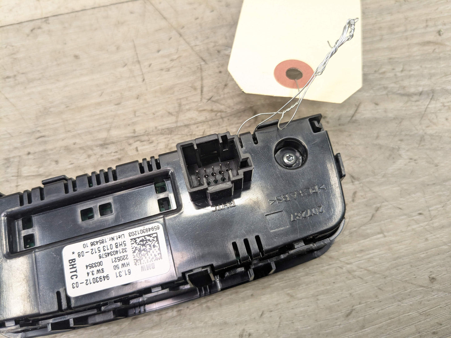 OEM BMW G20 G22 G23 G26 G80 G82 G83 Rear AC Air Climate Control Switch Module