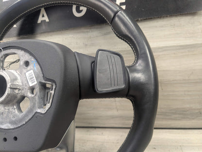 18-20 OEM AUDI Q5 SQ5 SPORT Leather Steering Wheel w/ Switches & Shifters