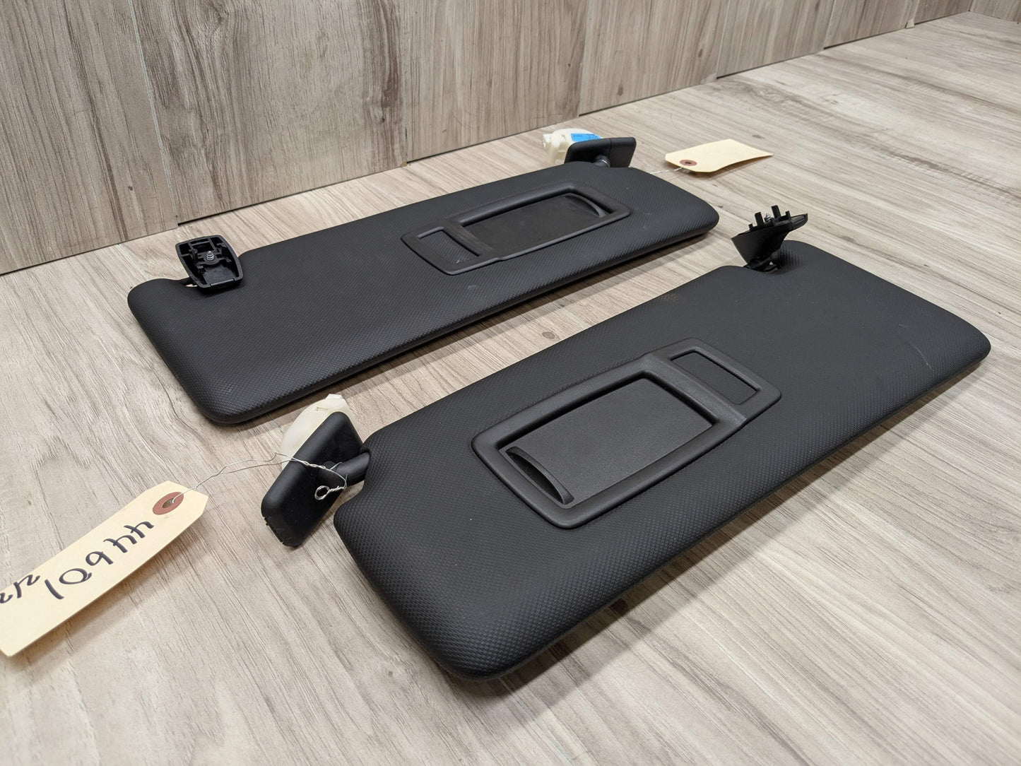 OEM BMW F30 F31 F32 F36 F80 F82 M3 M4 Left Right Interior Sun Visor PAIR Black