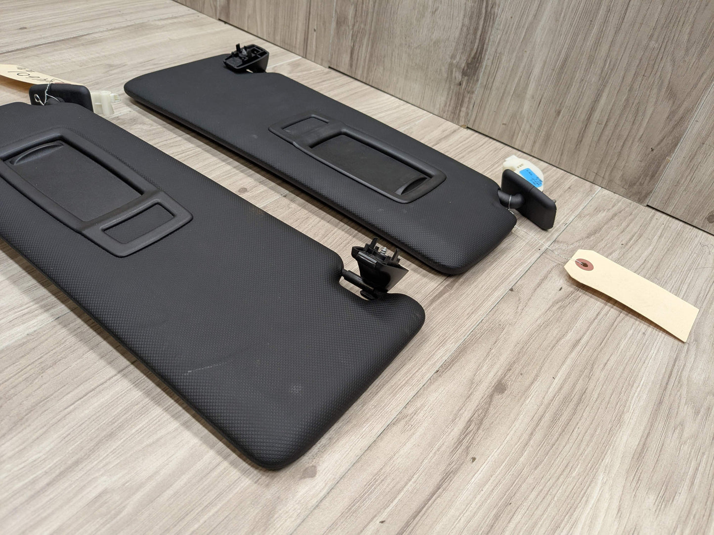 OEM BMW F30 F31 F32 F36 F80 F82 M3 M4 Left Right Interior Sun Visor PAIR Black