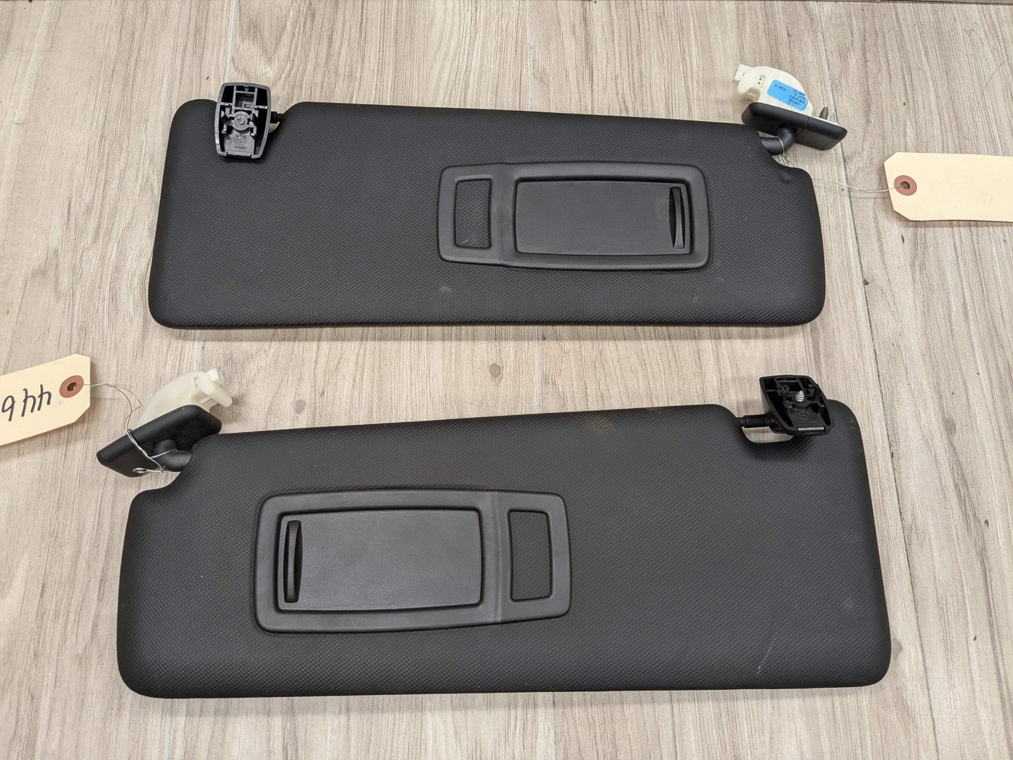 OEM BMW F30 F31 F32 F36 F80 F82 M3 M4 Left Right Interior Sun Visor PAIR Black