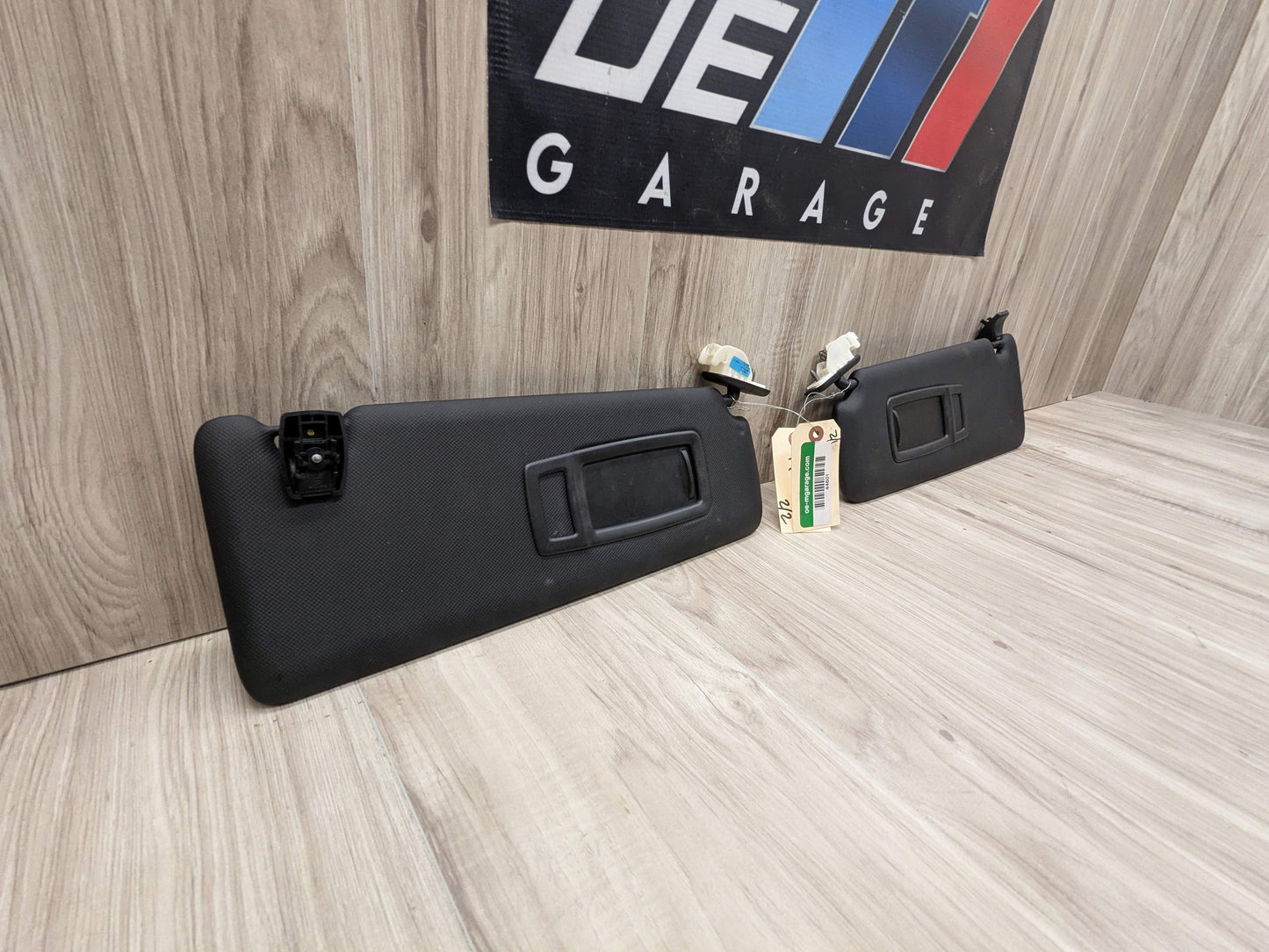 OEM BMW F30 F31 F32 F36 F80 F82 M3 M4 Left Right Interior Sun Visor PAIR Black