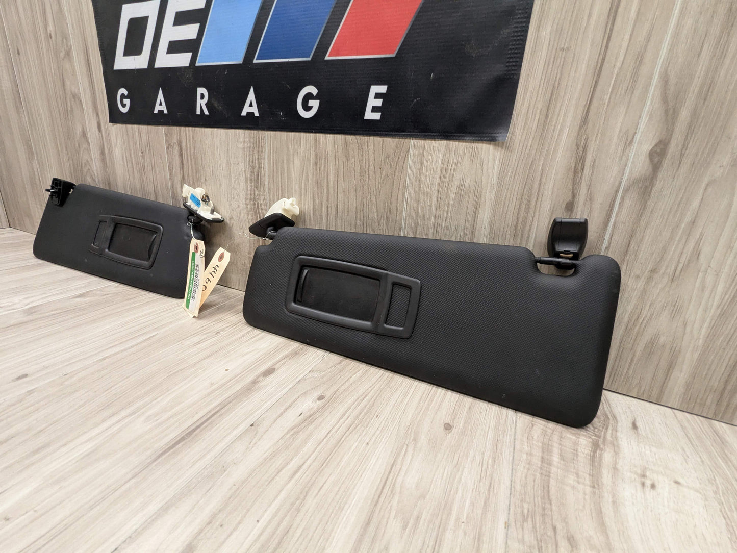 OEM BMW F30 F31 F32 F36 F80 F82 M3 M4 Left Right Interior Sun Visor PAIR Black