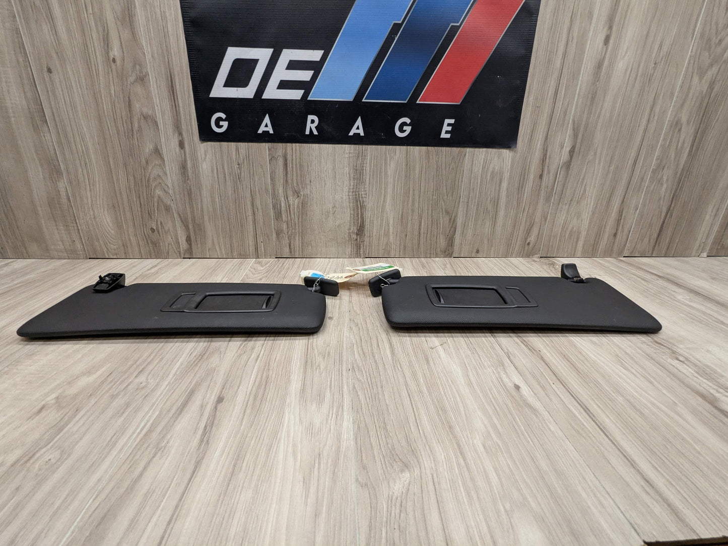 OEM BMW F30 F31 F32 F36 F80 F82 M3 M4 Left Right Interior Sun Visor PAIR Black