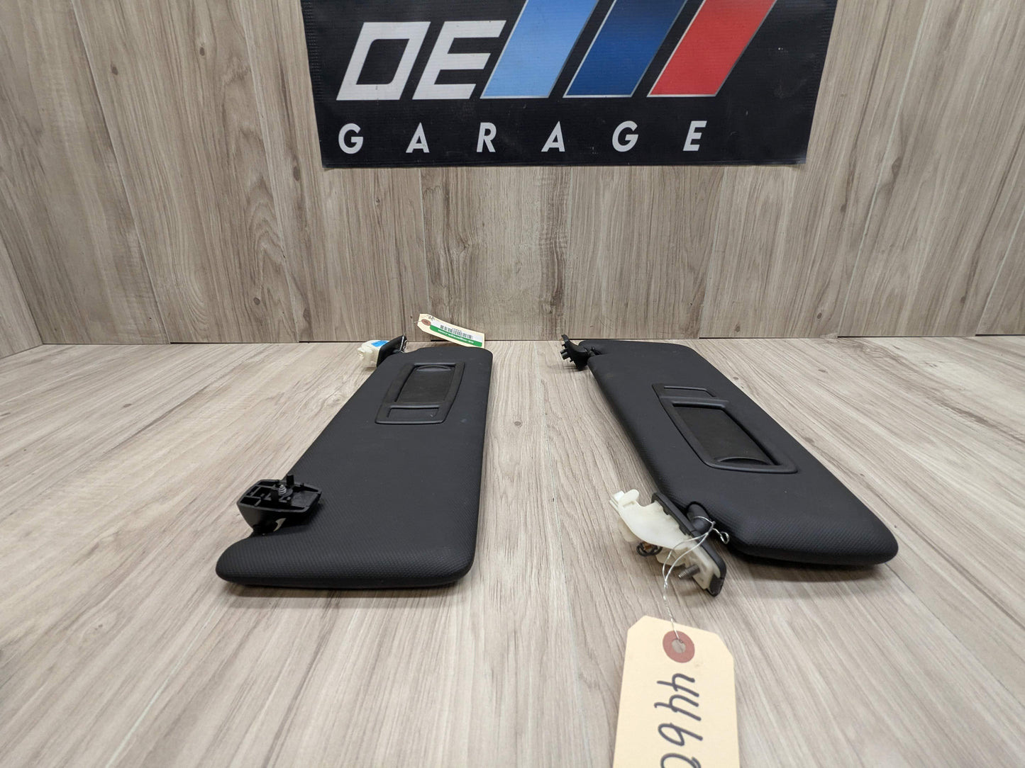 OEM BMW F30 F31 F32 F36 F80 F82 M3 M4 Left Right Interior Sun Visor PAIR Black