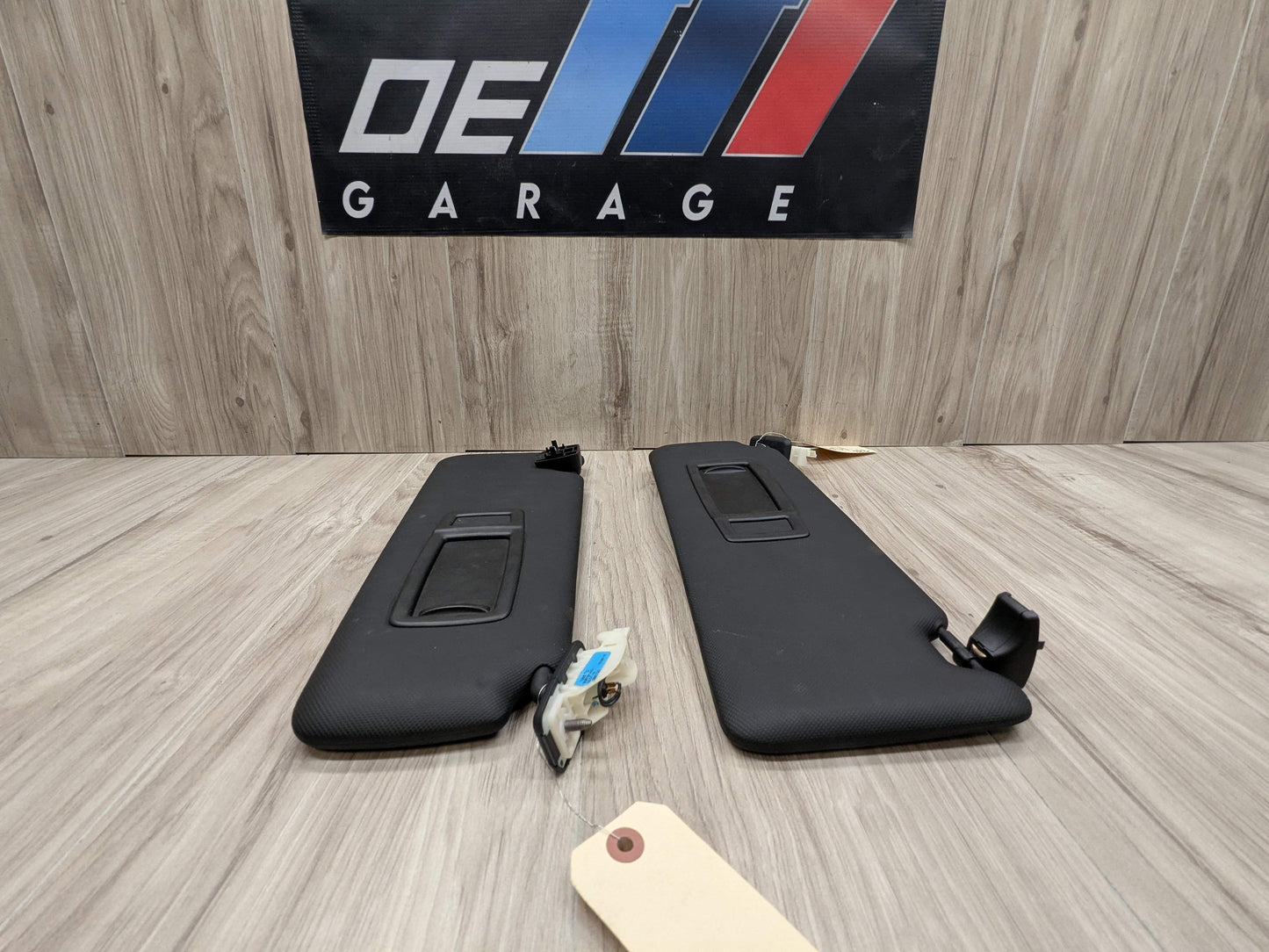 OEM BMW F30 F31 F32 F36 F80 F82 M3 M4 Left Right Interior Sun Visor PAIR Black