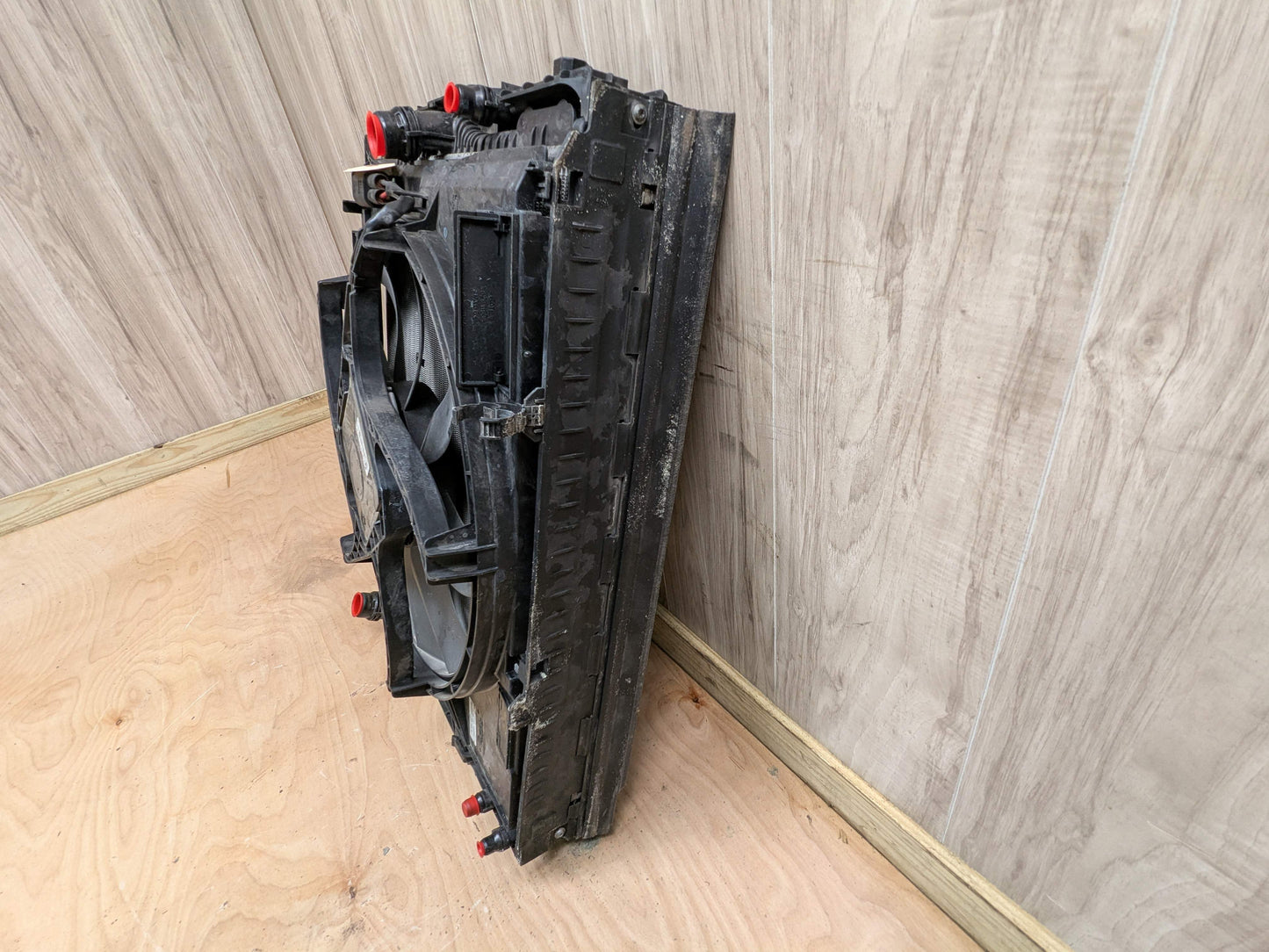 OEM BMW F30 F32 F33 F36 B46 B58 Radiator Condenser Cooling Fan Shroud SET 600W