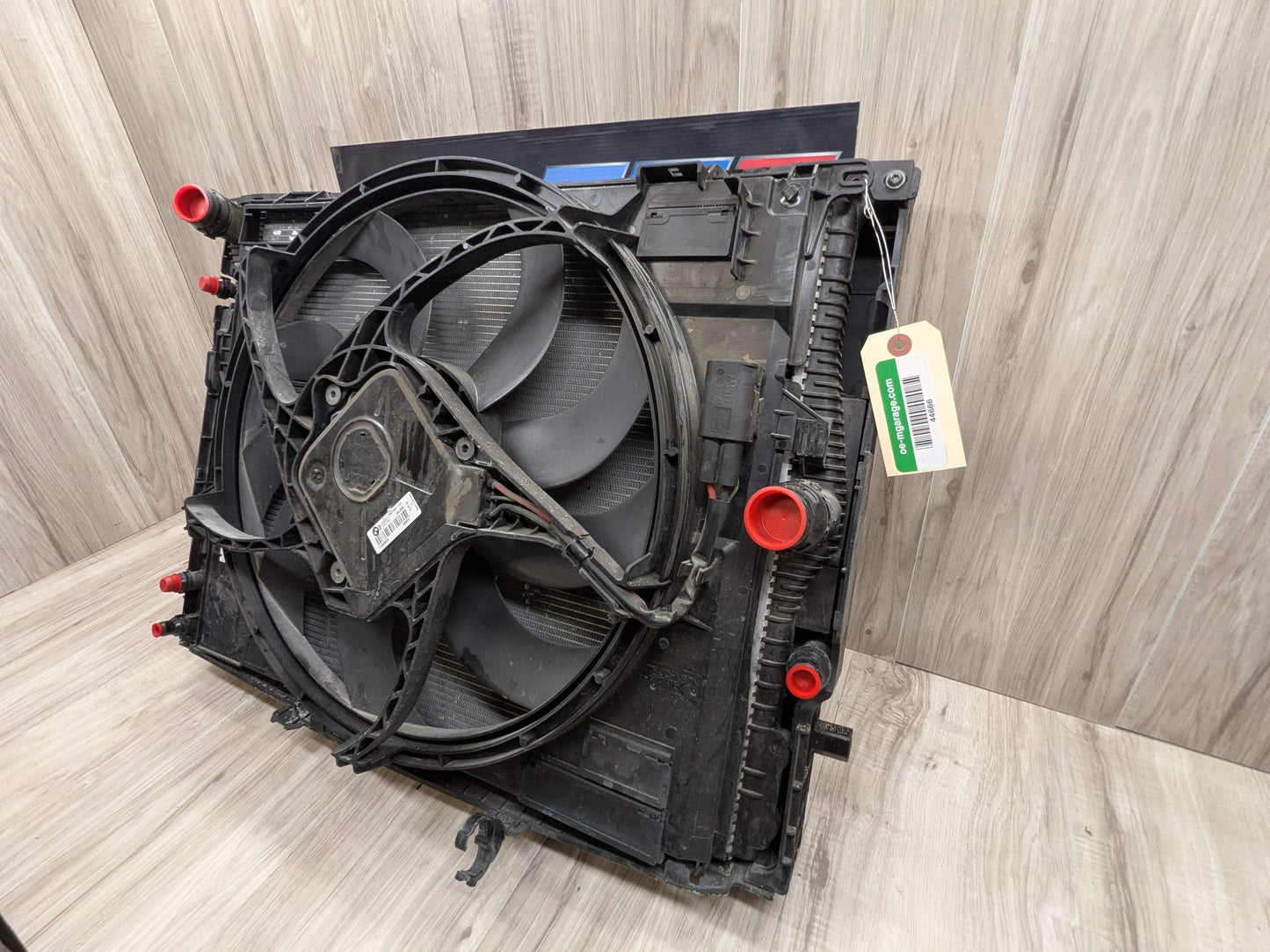 OEM BMW F30 F32 F33 F36 B46 B58 Radiator Condenser Cooling Fan Shroud SET 600W