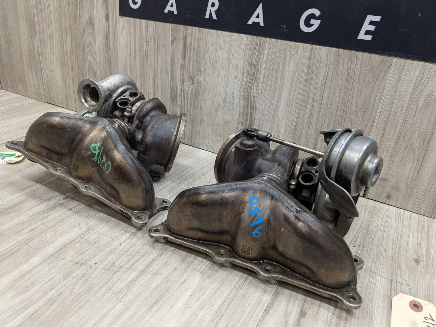 07-10 OEM BMW E90 E92 E93 335 Engine N54 PWG Turbo Turbochargers SET 127k