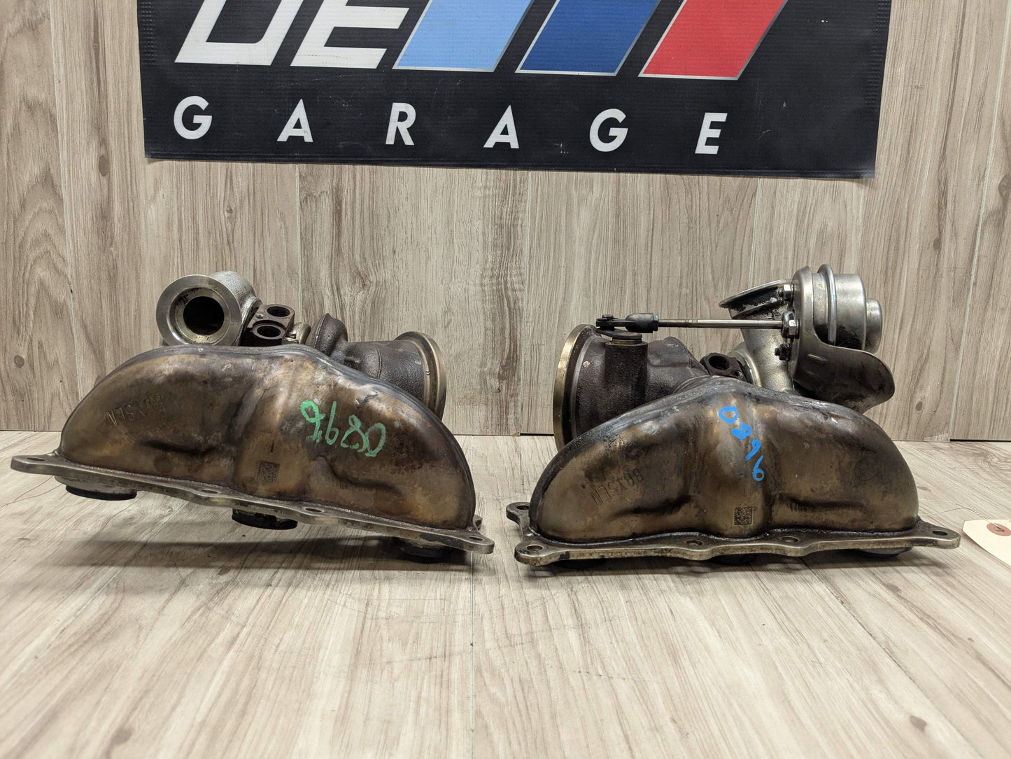 07-10 OEM BMW E90 E92 E93 335 Engine N54 PWG Turbo Turbochargers SET 127k