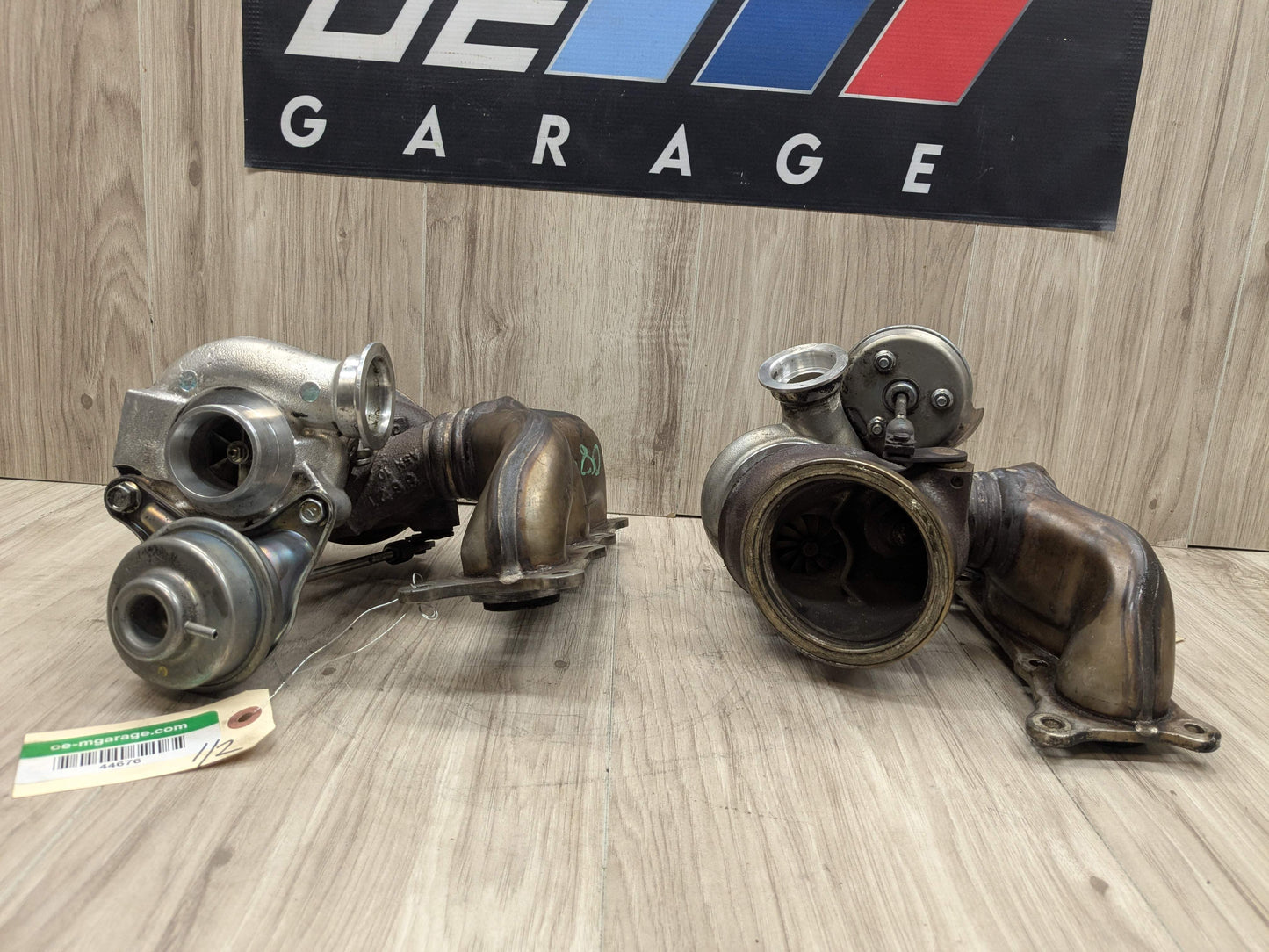 07-10 OEM BMW E90 E92 E93 335 Engine N54 PWG Turbo Turbochargers SET 127k
