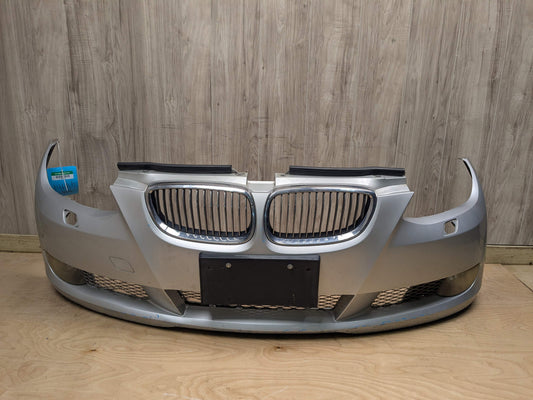 07-10 OEM BMW E92 E93 328 335 Front Bumper Cover w/ Grilles COMPLETE Silver 354