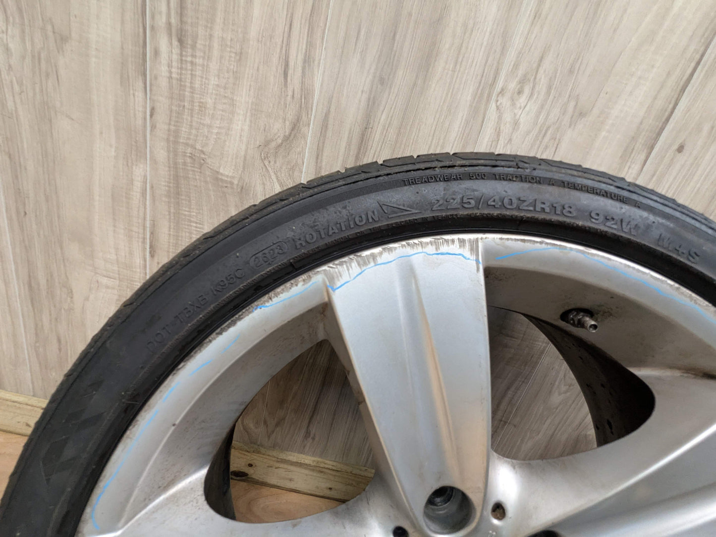 OEM BMW E90 E92 E93 328 335 Wheels Rims 18x8/8.5" ET:34/37 Star Spoke Style 189