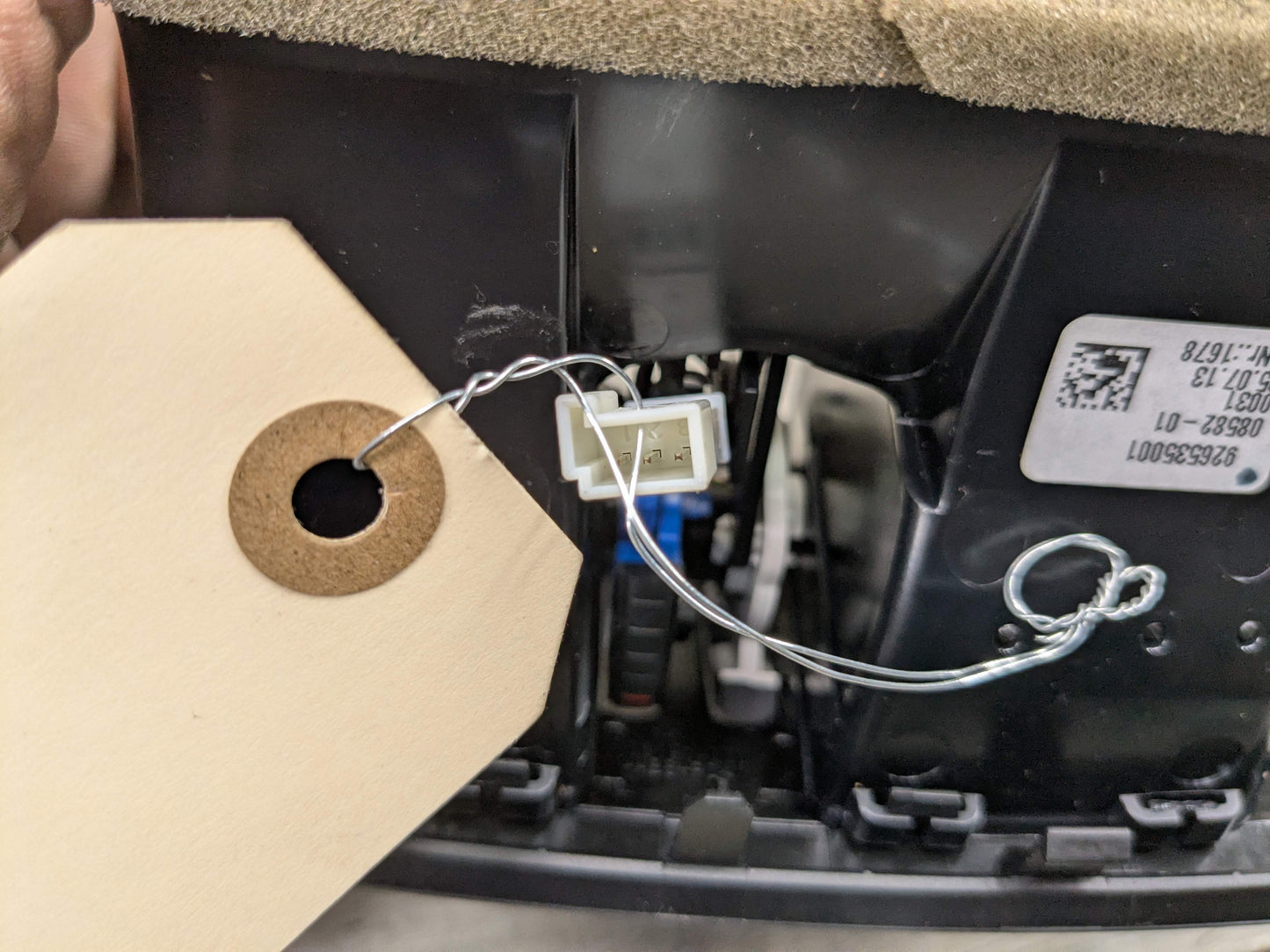 OEM BMW F22 F30 F32 F36 F80 F82 M3 M4 Rear AC Air Vent Trim Cover Panel Black