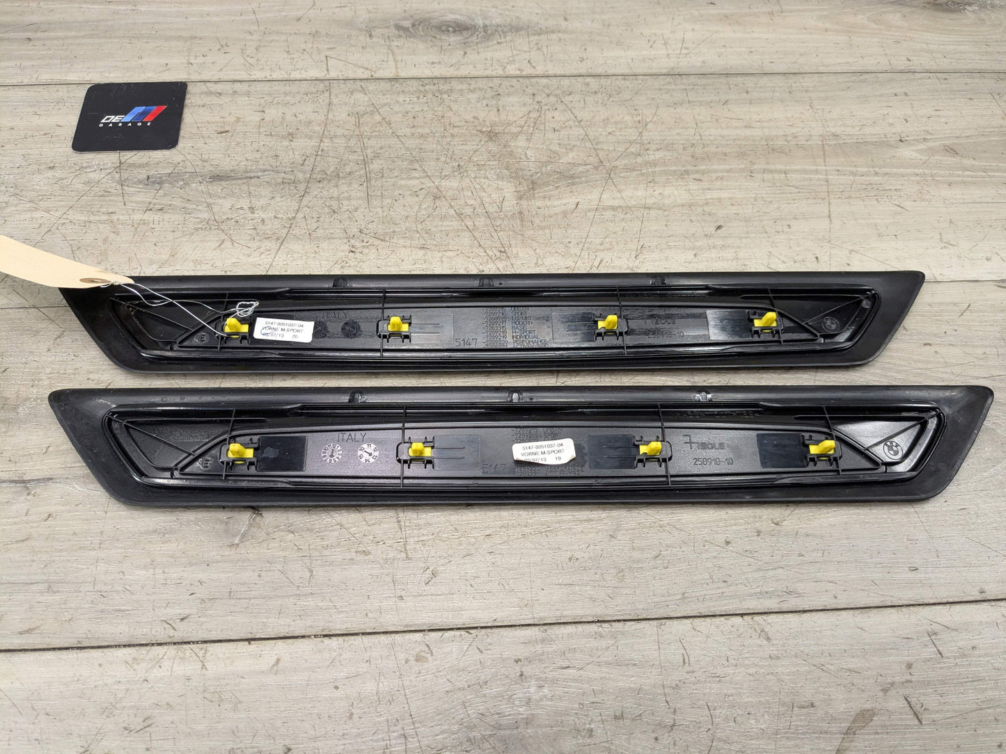 OEM BMW F30 F36 335 440 Front Door Sill Cover Trim Entrance Sill Kick Plates SET