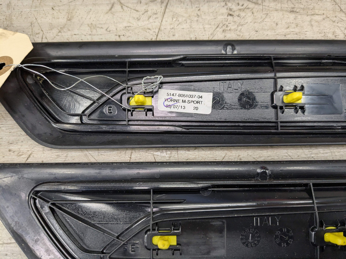 OEM BMW F30 F36 335 440 Front Door Sill Cover Trim Entrance Sill Kick Plates SET