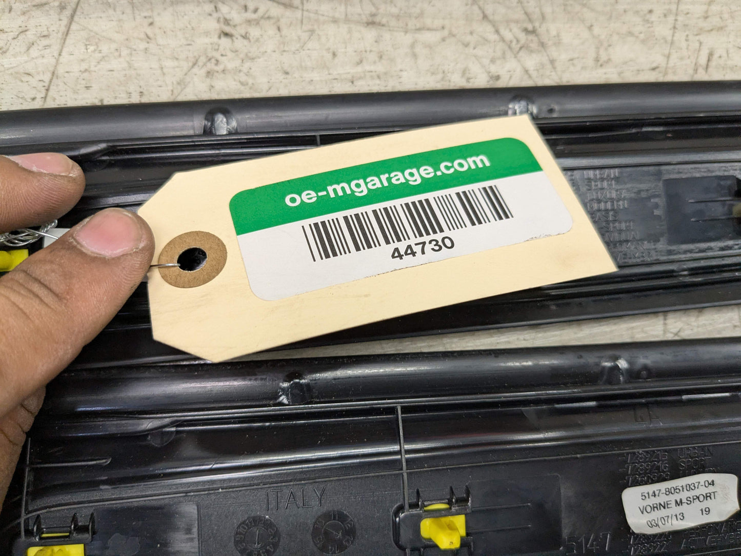 OEM BMW F30 F36 335 440 Front Door Sill Cover Trim Entrance Sill Kick Plates SET