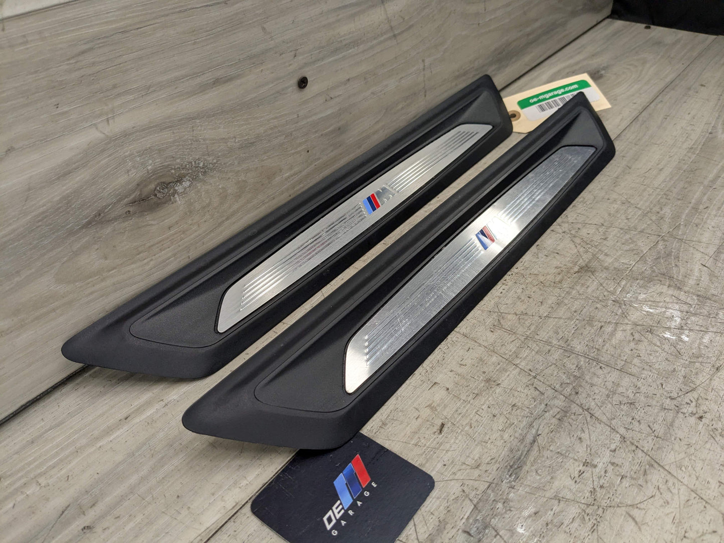OEM BMW F30 F36 335 440 Front Door Sill Cover Trim Entrance Sill Kick Plates SET