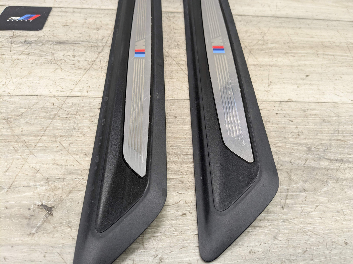OEM BMW F30 F36 335 440 Front Door Sill Cover Trim Entrance Sill Kick Plates SET
