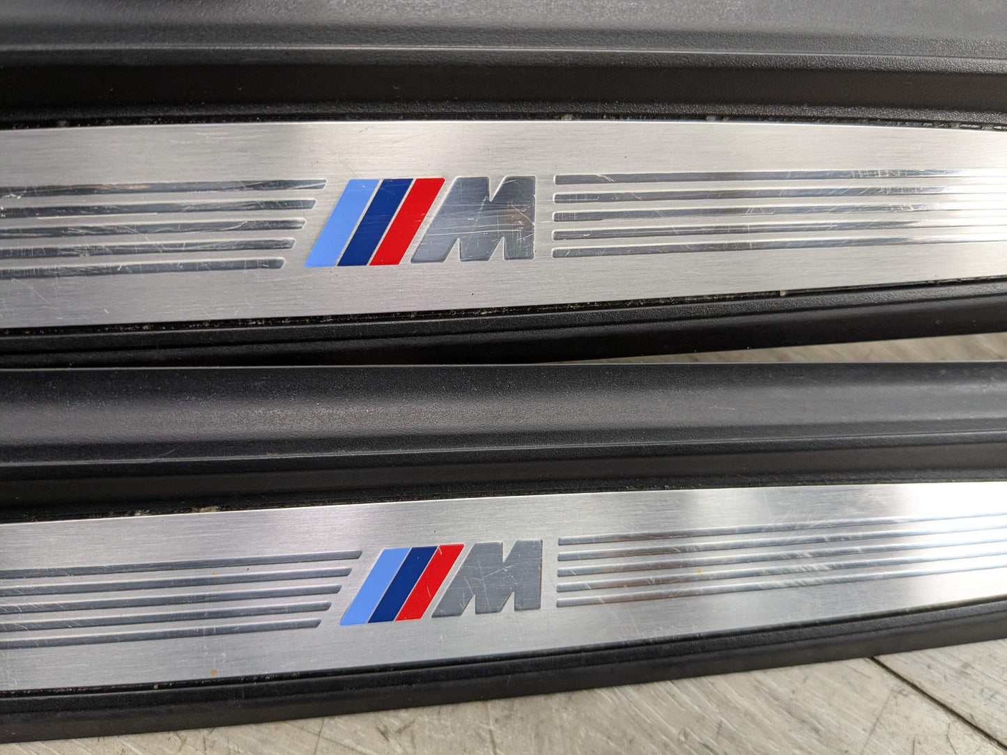 OEM BMW F30 F36 335 440 Front Door Sill Cover Trim Entrance Sill Kick Plates SET