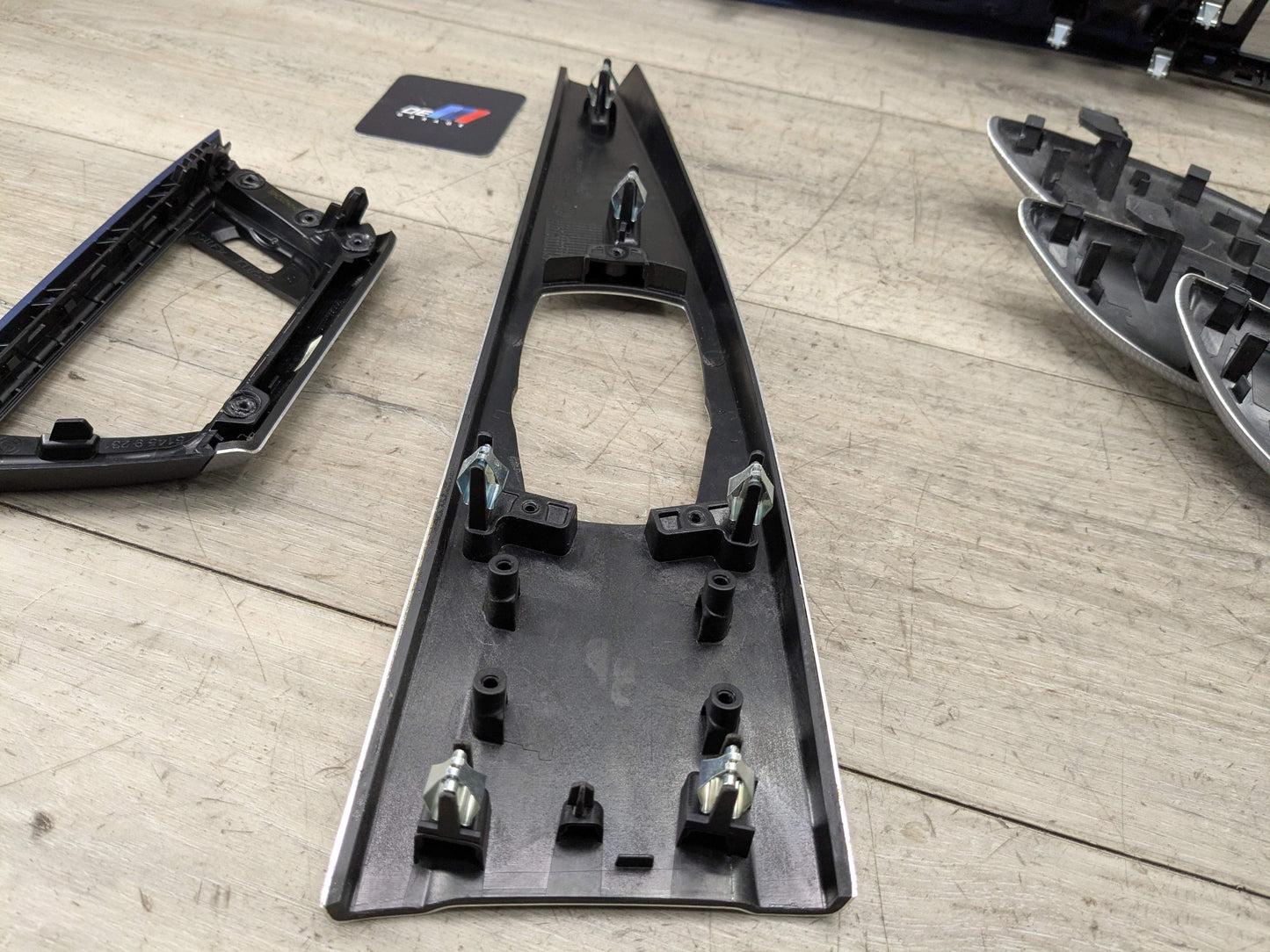 *OEM BMW F30 F32 F36 328 335 340 435 ALUMINUM Dash Door Center Console Trims SET