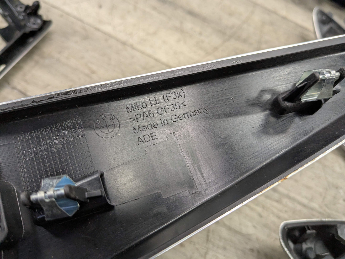 *OEM BMW F30 F32 F36 328 335 340 435 ALUMINUM Dash Door Center Console Trims SET