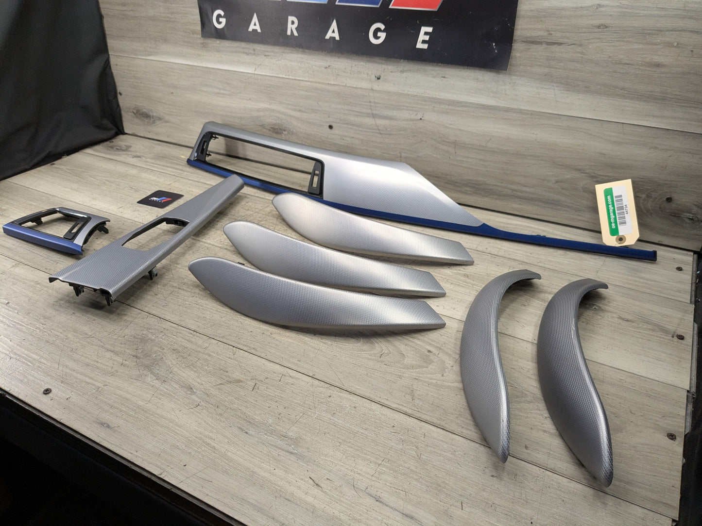 *OEM BMW F30 F32 F36 328 335 340 435 ALUMINUM Dash Door Center Console Trims SET