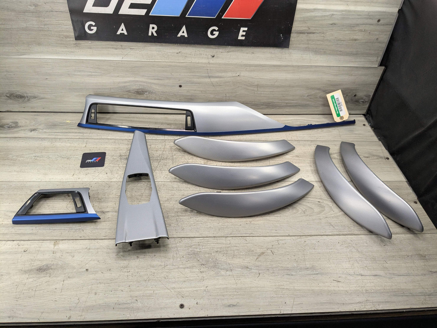 *OEM BMW F30 F32 F36 328 335 340 435 ALUMINUM Dash Door Center Console Trims SET