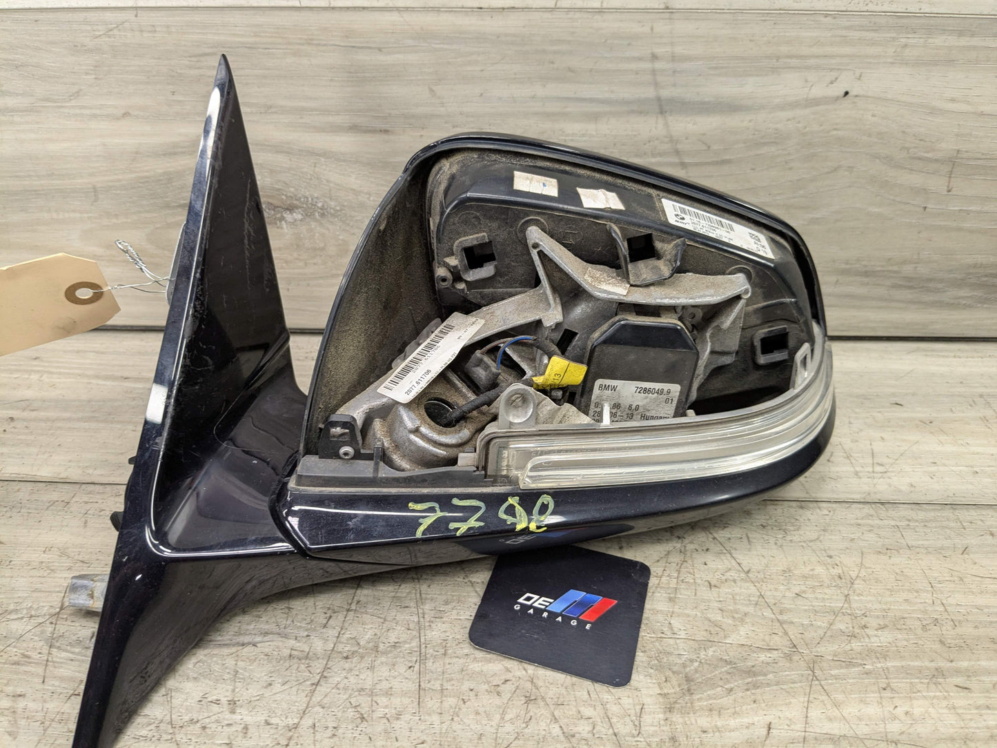 OEM BMW F30 328 330 335 340 Left Driver Side Mirror Heated Auto Dip SHADOW GLOSS