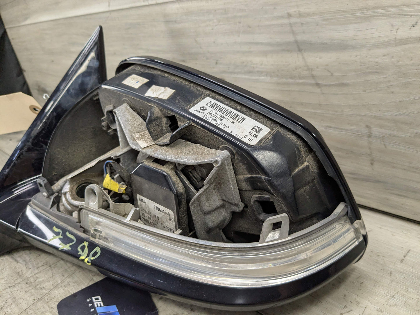 OEM BMW F30 328 330 335 340 Left Driver Side Mirror Heated Auto Dip SHADOW GLOSS