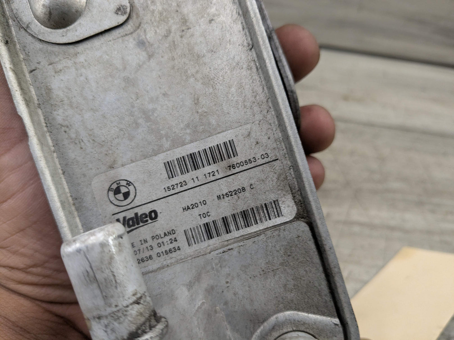 OEM BMW F22 F30 F32 F36 Transmission Oil Cooler Heat Exchanger VALEO N20 N26 N55