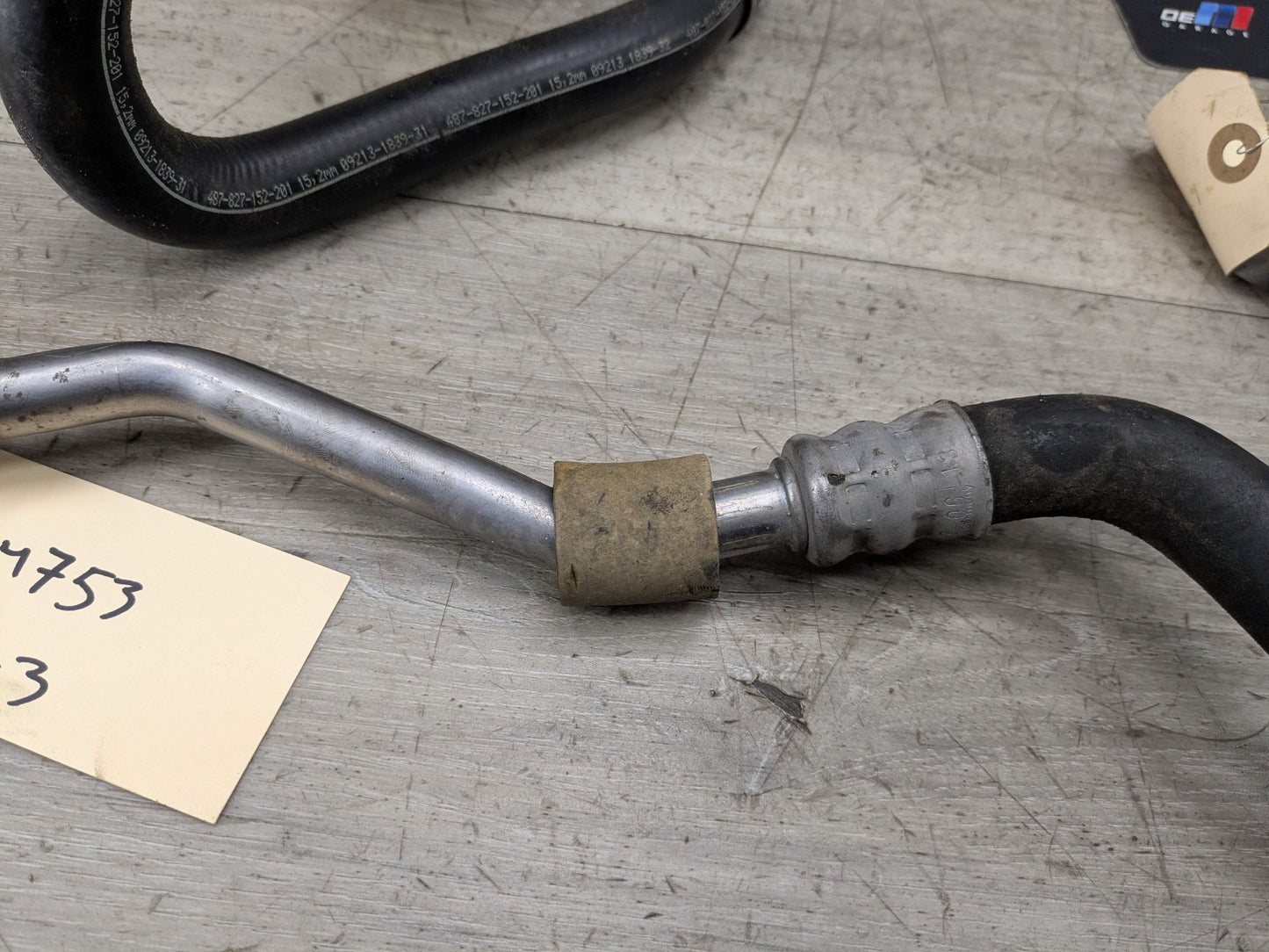 OEM F22 F30 F32 F87 335 435 Engine Oil N55 Cooler Pipe Lines Inlet Outlet SET