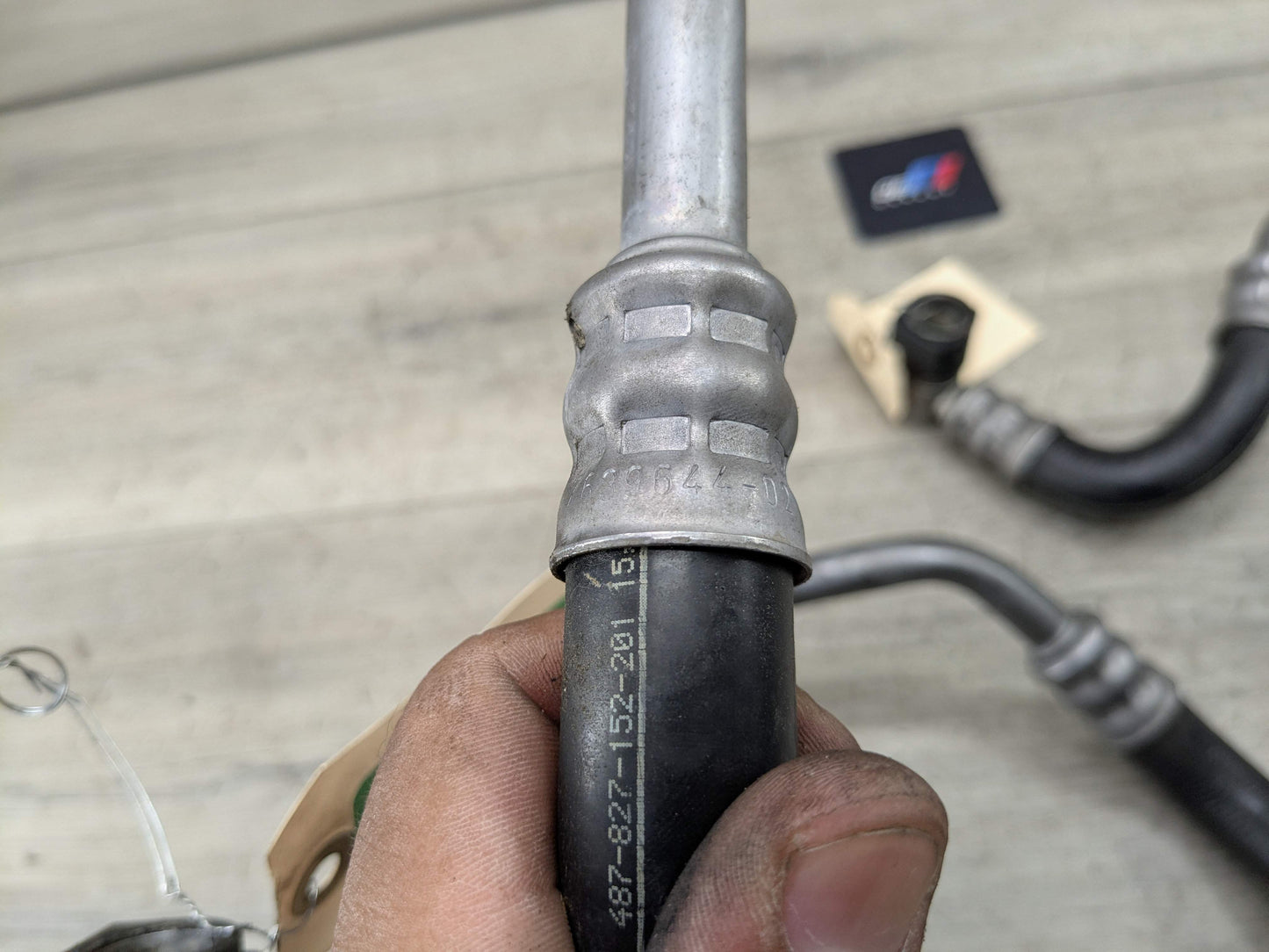 OEM F22 F30 F32 F87 335 435 Engine Oil N55 Cooler Pipe Lines Inlet Outlet SET