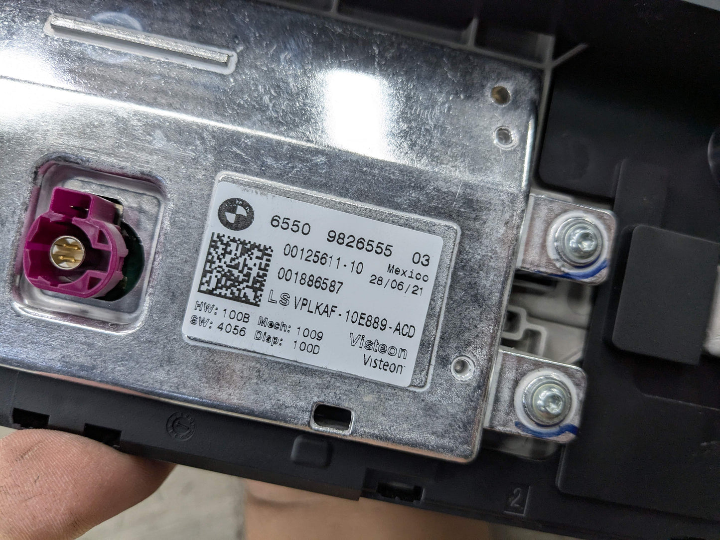 PRE-LCI OEM BMW G20 G22 G26 G42 G80 G82 Navigation Monitor Display Screen 10.25"