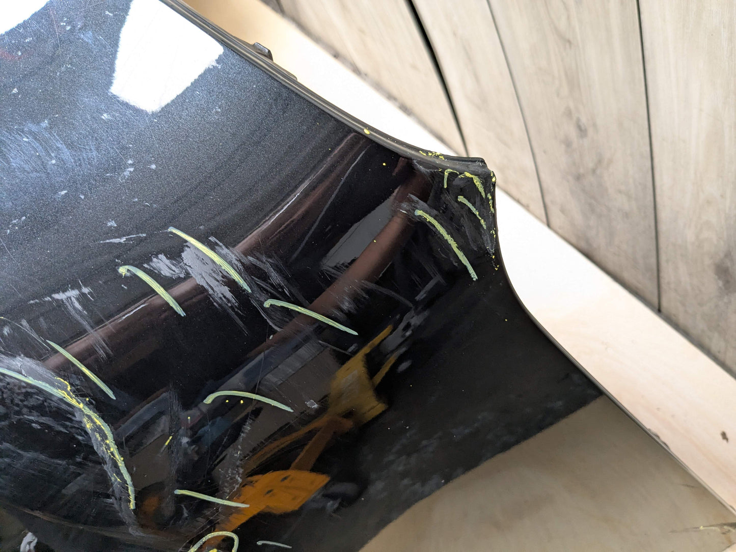 *12-18 OEM BMW F30 335i REAR Bumper Dual Exhaust Cover Trim M-SPORT Black 475