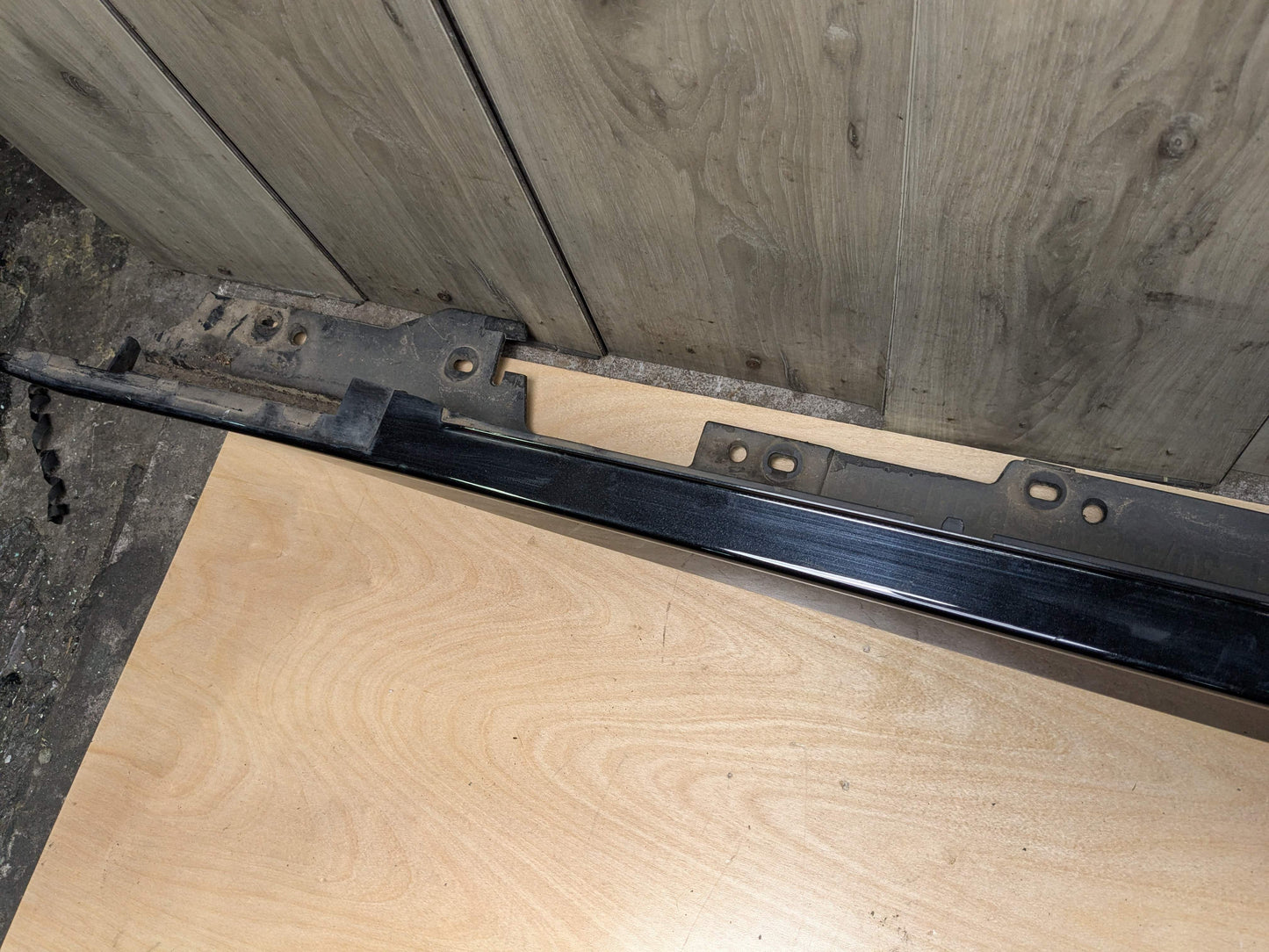 *12-18 OEM BMW F30 335 Left Driver Side Skirt Rocker Panel Black 475