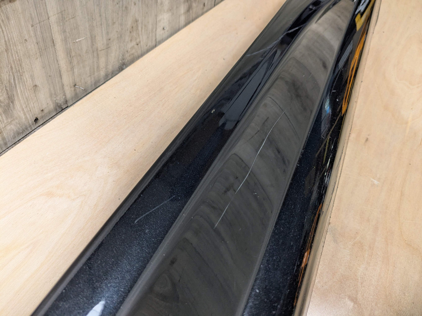 *12-18 OEM BMW F30 335 Left Driver Side Skirt Rocker Panel Black 475