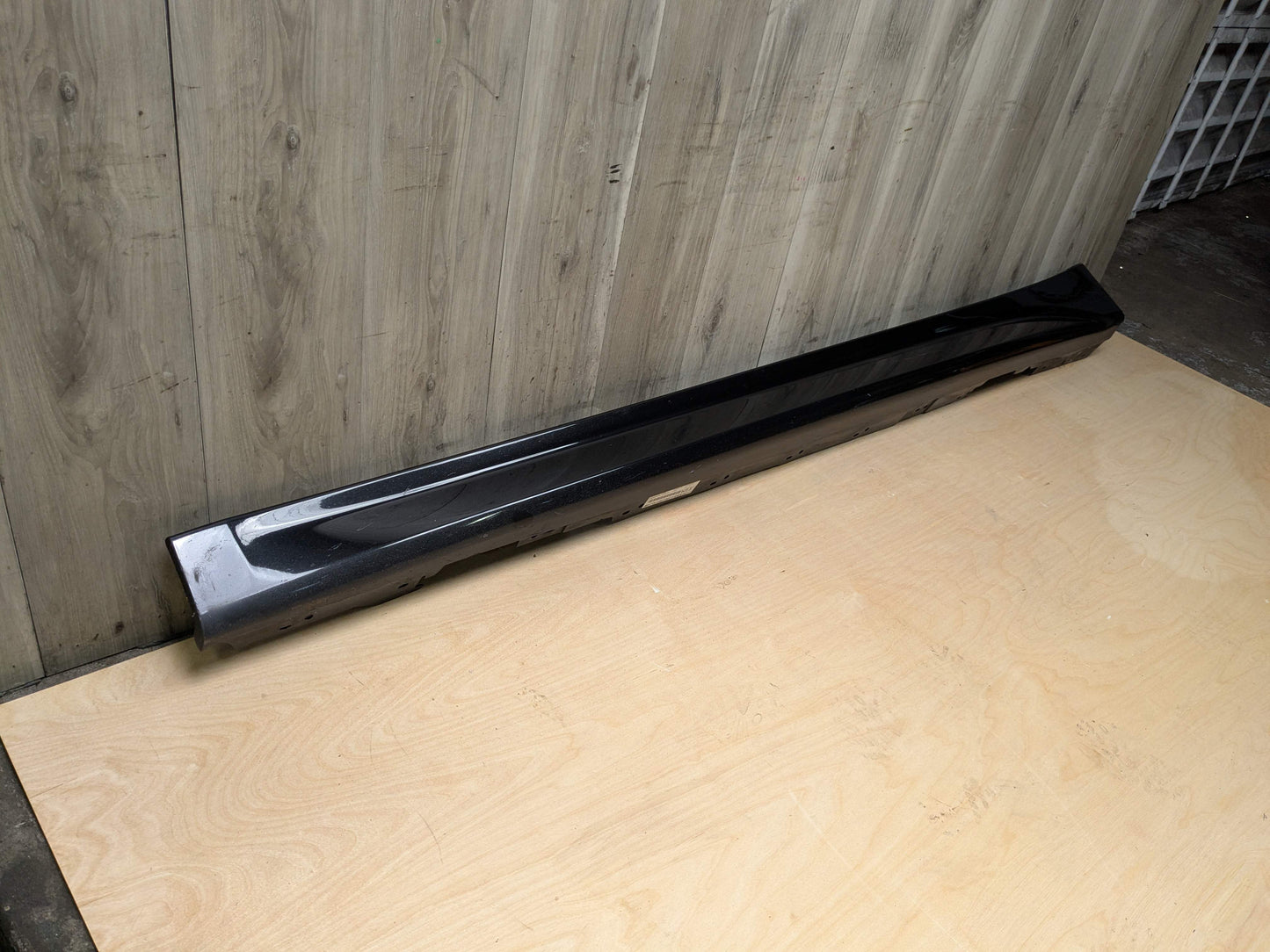 *12-18 OEM BMW F30 335 Left Driver Side Skirt Rocker Panel Black 475