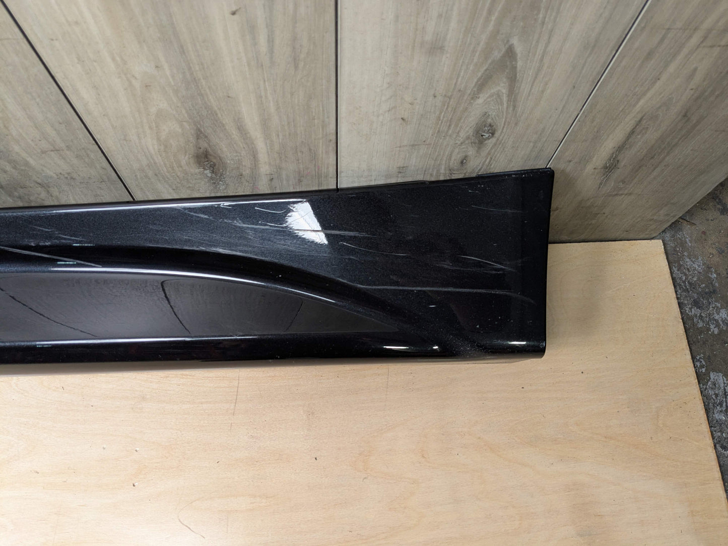 *12-18 OEM BMW F30 335 Left Driver Side Skirt Rocker Panel Black 475