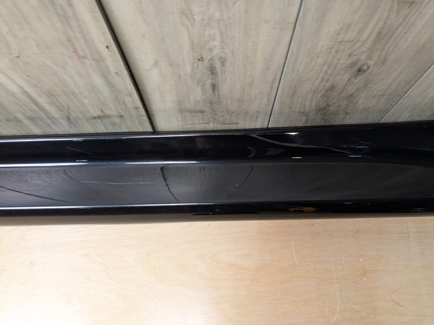 *12-18 OEM BMW F30 335 Left Driver Side Skirt Rocker Panel Black 475