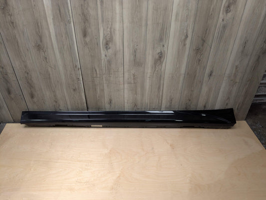 *12-18 OEM BMW F30 335 Left Driver Side Skirt Rocker Panel Black 475