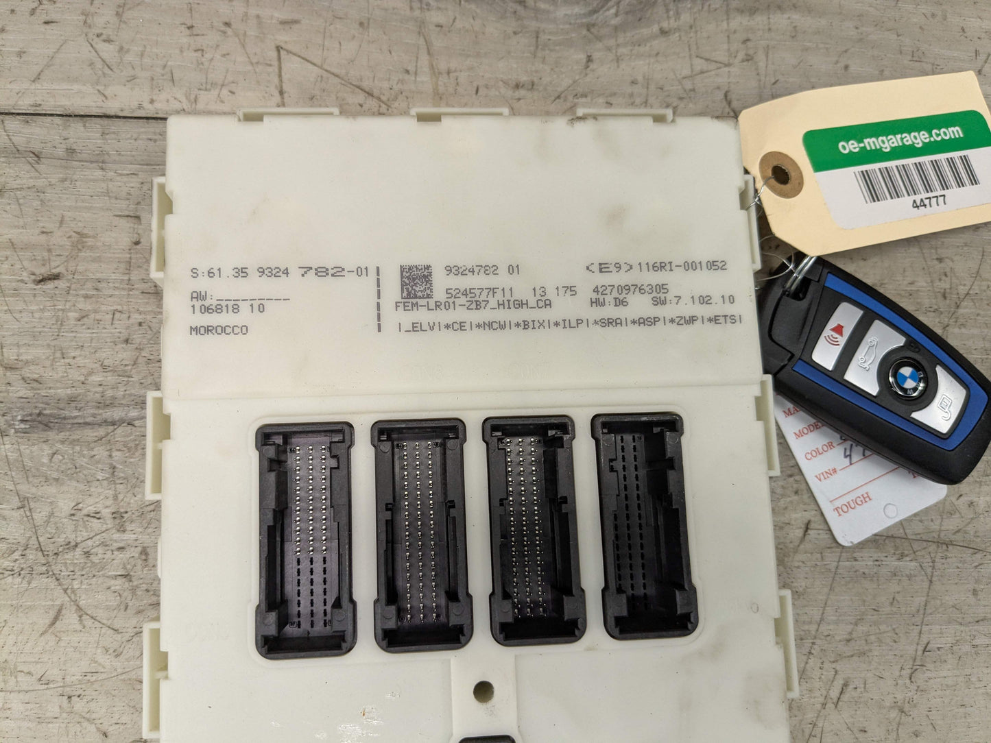 OEM BMW F22 F30 F32 F33 F36 F80 F82 FEM Front Electronic Control Module + Key