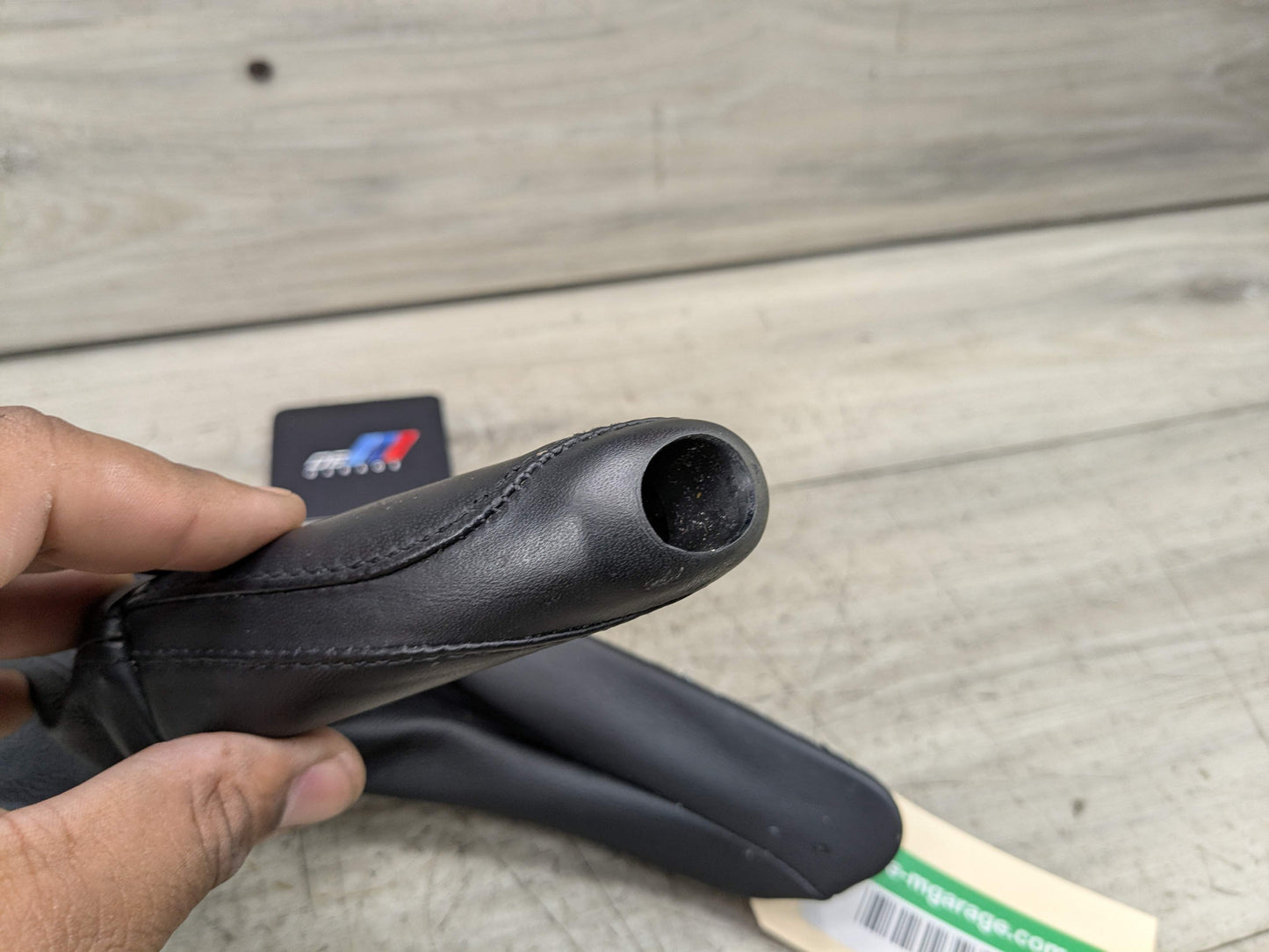 OEM BMW F30 F32 F33 F36 335 340 435 Boot Hand Brake Handle Cover Leather BLACK