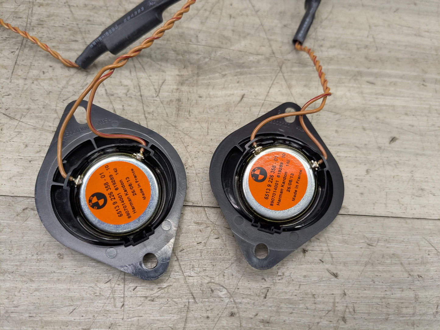 OEM BMW F30 F32 F82 G12 M4 Audio Sound System Speaker Subwoofer Top Hifi PAIR