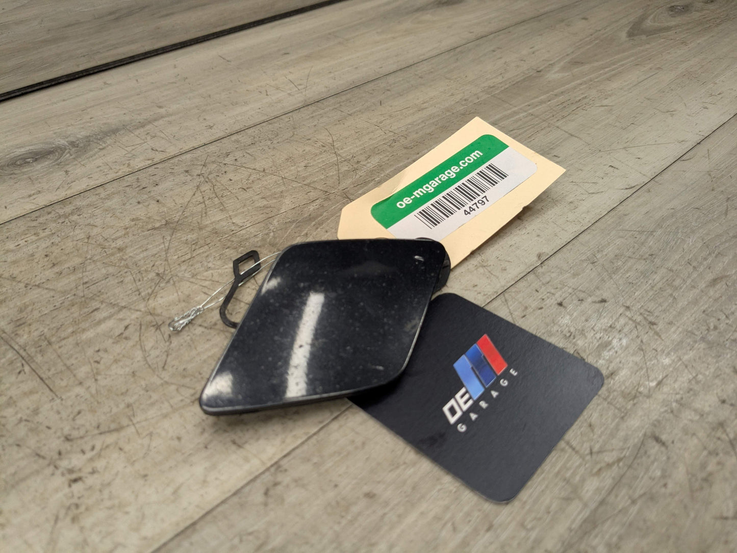 OEM BMW F30 F31 328 335 M Sport Front Bumper Towing Tow Eye Hook Cover Cap Black