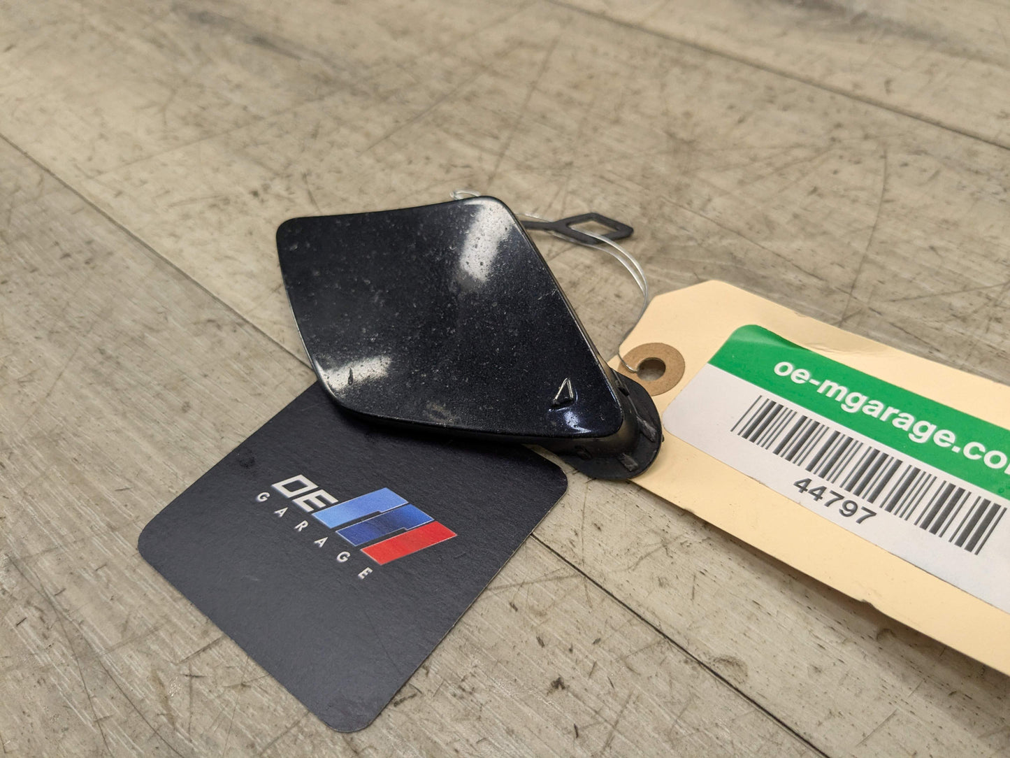 OEM BMW F30 F31 328 335 M Sport Front Bumper Towing Tow Eye Hook Cover Cap Black