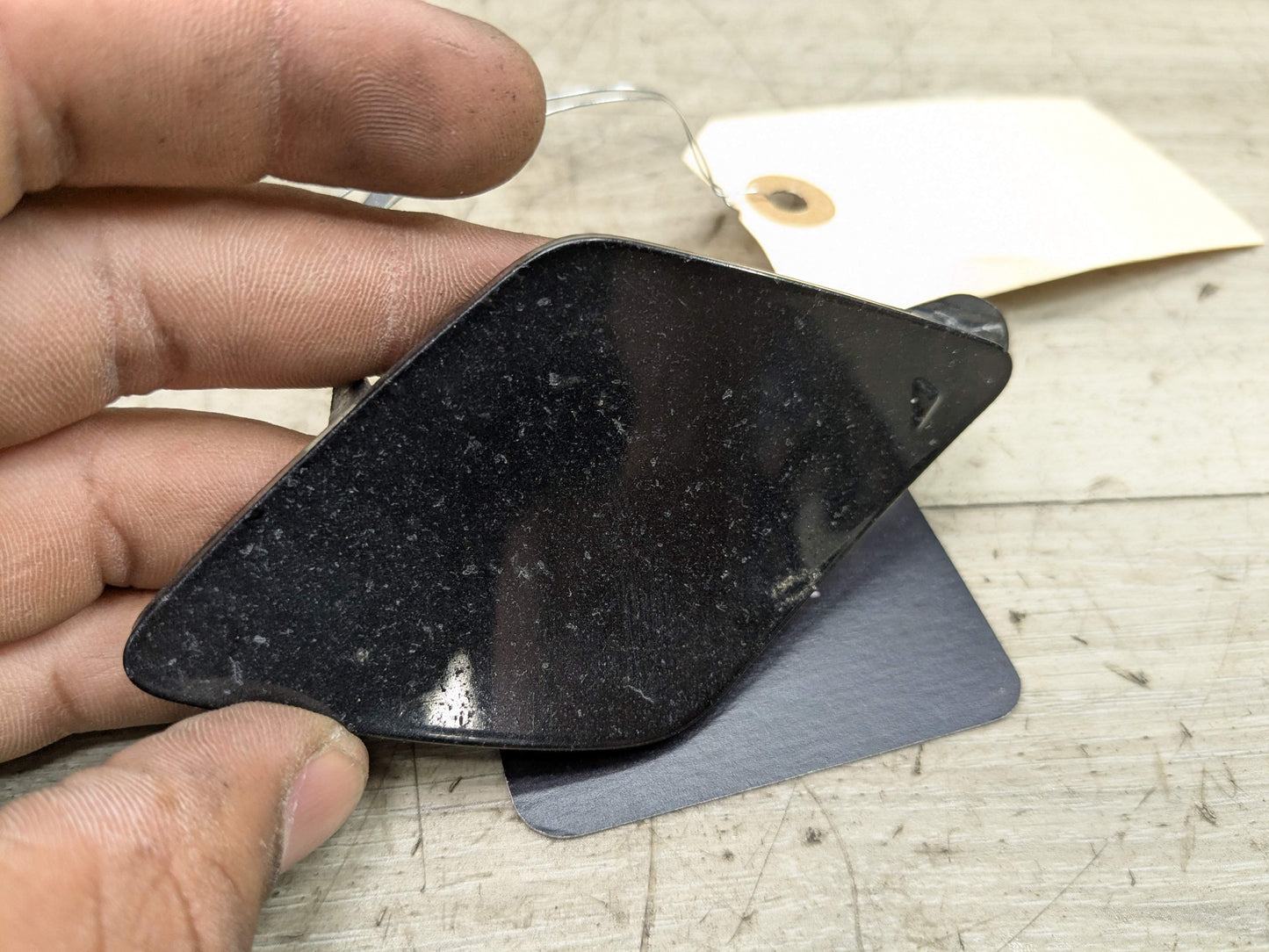 OEM BMW F30 F31 328 335 M Sport Front Bumper Towing Tow Eye Hook Cover Cap Black